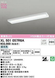 I[fbN XL501057R6A LEDx[XCg LED-LINE R15F NX2 t^ {bNX^Cv 40` 6900lm^Cv Hf32Wo×2 񒲌 F6500K Ɩ ǖʁEVʁEXΖʎtp X