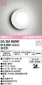 I[fbN OG254982NR GNXeA LED|[`Cg R15F NX2 M60W F 񒲌 hJEh^ Ɩ  Op ǖʁEVʁEXΖʎtp