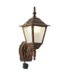 オーデリック OG264324LCR エクステリア LEDポーチライト R15高演色 クラス2 人検知カメラ付 コーキングレス型 電球色 白熱灯器具40W相当 照明器具 屋外用 玄関灯