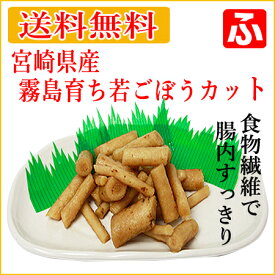 宮崎県産 霧島育ち若ごぼうカット （醤油漬け）（上沖産業）100g×3袋【送料無料】