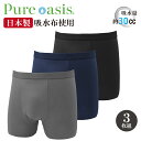 【期間限定 P10倍×10％OFFクーポン配布中！9/11 01:59まで】ちょい漏れパンツ 男性用 約30cc 3枚セット 3色 吸水 消…