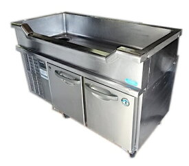 【中古】星崎 ホシザキ　舟形シンク付きコールドテーブル　RW-120SNC　2013年製 / 業務用 流し付き 台下冷蔵庫　業務用冷蔵庫　厨房