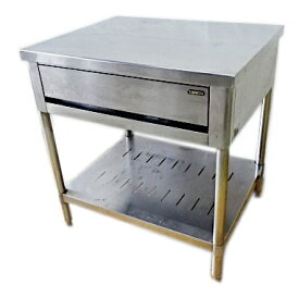 【中古】 タニコー　業務用 ステンレス製 引出し付き作業台　750×600×800 / 調理台 厨房