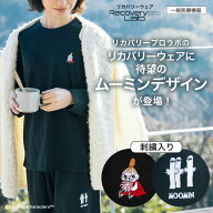 【一般医療機器】Recoverypro Lab. リカバリーウェア MOOMIN リトルミイ・ニョロニョロの刺繍入り／上下…