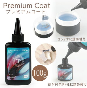 【期間限定価格】【レビュー特典あり】最安値に挑戦中 レジン コーティング剤 Bプレミアムコーティング 新 100g入り 大容量 ドボン液 詰め替え用 超透明 クリア サラサラ【メール便対応】UV