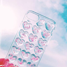 iPhone Design Case Heart Emboss Glitter iPhoneケース ハート エンボス グリッター 立体的 アイフォン X 8 7 6s 6 8プラス 7プラス 6sプラス 6プラス ブランド デザインケース スマートフォンケース スマホケース スマホカバー アイフォンケース