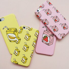 楽天市場】1988y iPhone design case banana strawberry milk バナナ