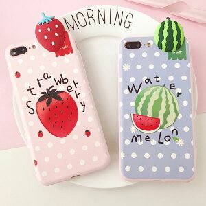 iPhone Case strawberry watermelon �C�`�S �X�C�J ������ ������ �h�b�g �p�X�e���J���[ �t���[�c ���̓I �A�C�t�H�� X 8 7 8�v���X 7�v���X �u�����h �f�U�C���P�[�X �X�}�[�g�t�H���P�[�X �X�}�z�P�[