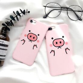 iPhone Design Case Pink Pig iPhoneケース ピンク ピッグ 豚 可愛い シンプル パステル ワンポイント pc 素材 ハード ケース アイフォンXR Xs Max Xs X 8 7 6s 6 8 7 6s 6プラス ブランド デザインケース スマートフォンケース スマホケース スマホカバー アイフォンケース