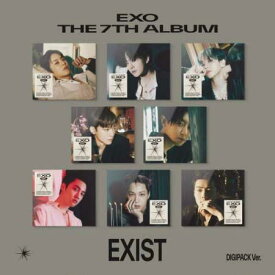 【7/10 韓国発売】【予約】【初回限定ポスター丸めて】EXO エクソ 7TH ALBUM【EXIST】Digipack Ver. 7集 アルバム 韓国音楽チャート反映 SM【送料無料】【日本国内発送】