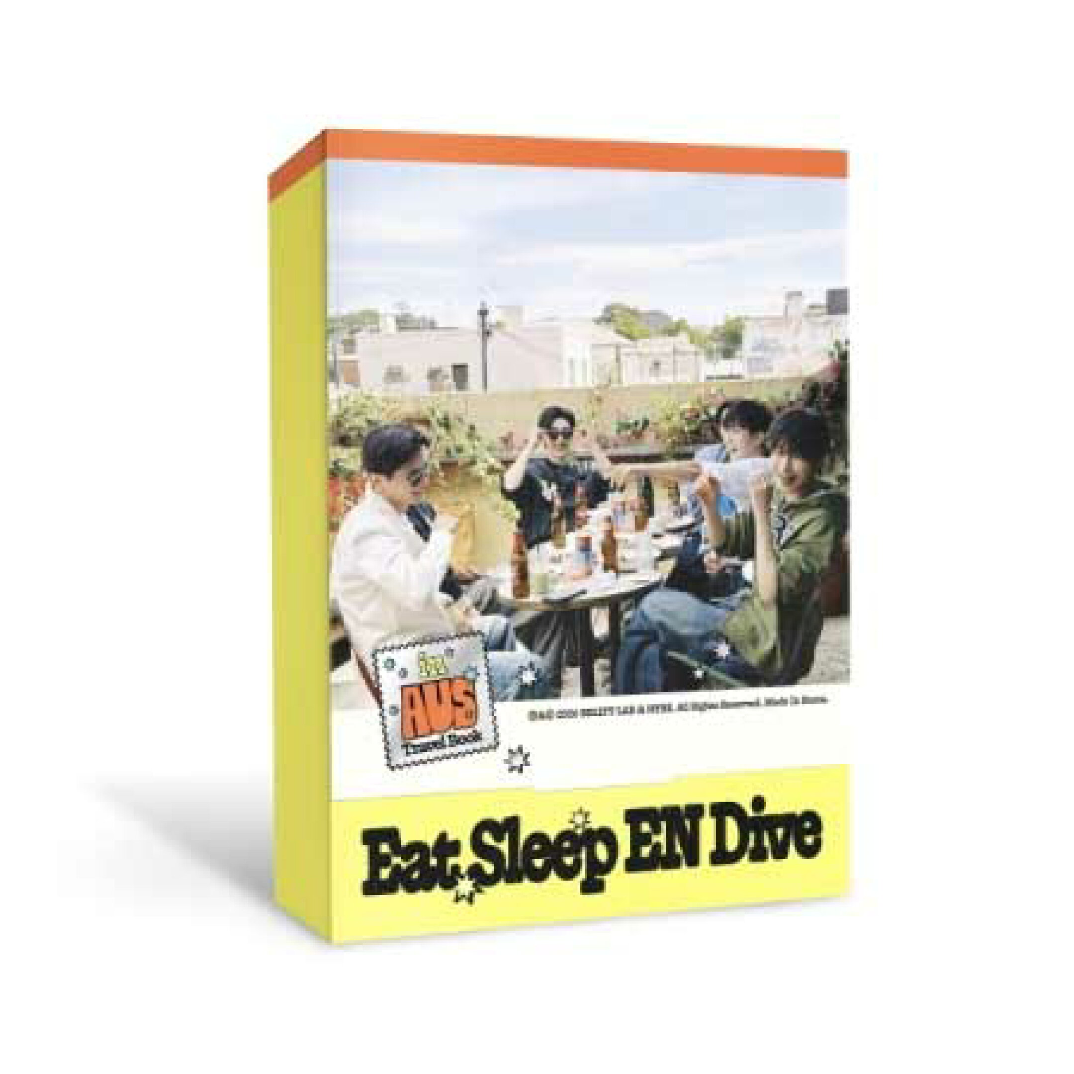 ENHYPEN エンハイプン【TRAVEL BOOK】【Eat Sleep EN Dive in AUS 】ヒスン ジェイ ジェイク ソンフン ソヌ ジョンウォン ニキ アルバム デジタルコード 映像 写真集 フォトブック 韓国音楽