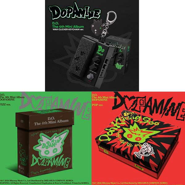 【2026/9/8 韓国発売】【予約】 D.O. ディオ  4TH MINI ALBUM 【DOPAMINE】4集 ミニ アルバム  EXO エクソ ディー オー ド ギョンス Do Kyung soo 韓国音楽チャート反映 SM【送料無料】【日本国内発送】