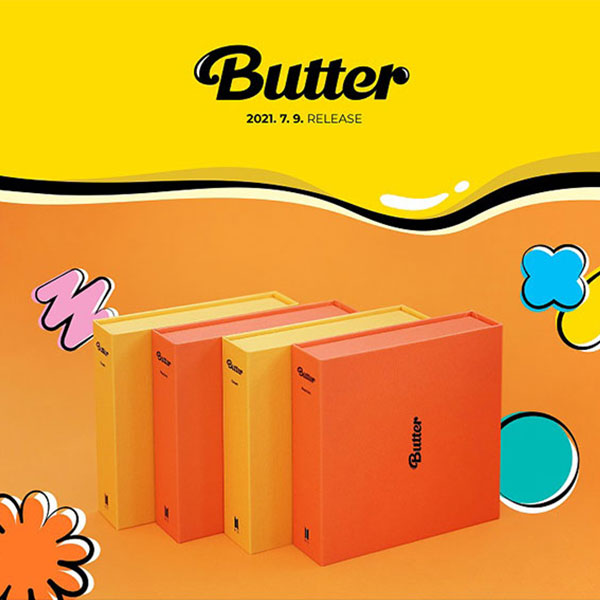 送料無料 K POP BTS 防弾少年団 購買 BUTTER バンタン 新発売の バター アルバム 韓国版 2種セット ポスターなしCDのみ 新 Butter 韓国音楽チャート反映