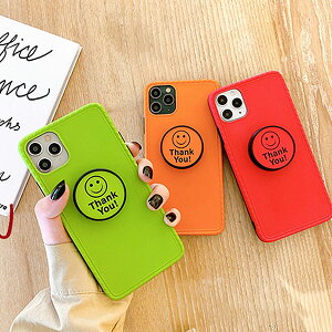 iPhone Smile Holder Case �X�}�C�� �z���_�[ �T���L���[ �J���t�� �z���_�[ �����O �O���b�v �J���t�� ���j�[�N �؍� �t�@�b�V���� �A�C�t�H�� SE2 11 11 Pro 11 Pro Max XR Xs Max Xs X 8 7 8 7�v���X �X�}�[�g�t