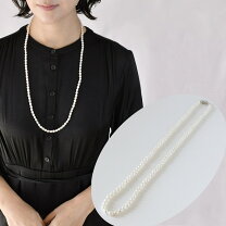 楽天市場】淡水パール ロングネックレス（素材（貴金属）シルバー）の通販