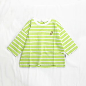 OUTLET! KODOMOボーダー7分袖シャツ 522-451014 ベビー 赤ちゃん キッズ 男の子 女の子 80cm/90cm/100cm/110cm/120cm/130cm おしゃれ ナチュラル シンプル ギフト プレゼント 贈り物 お祝い 誕生日プレゼント