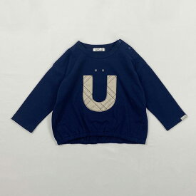 CLOUDY, FINE LATER ロゴモチーフ Tシャツ [ ベビー キッズ 男の子 女の子 80 90 100 110 120 130 おしゃれ かわいい ナチュラル シンプル ギフト お祝い 誕生日プレゼント バースデー クラウディファインレター U スマイル アルファベット ]