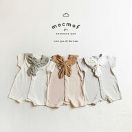 【スーパーSALE★30％OFF】 mocmof　おめかしスカーフ＋ロンパースセット [ ベビー 赤ちゃん 男の子 女の…