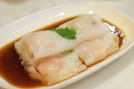 【冷凍便】えび腸粉 鮮蝦腸粉 45gx10本　広東飲茶点心（賞味期限：2027.05.08）
