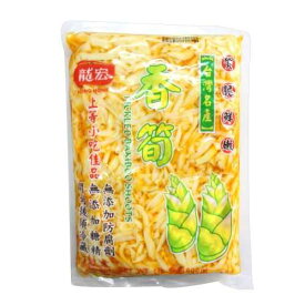 龍宏 香筍【細切】600g 台湾産味付穂先たけのこ細切味付けメンマ（賞味期限：2024.11.02）