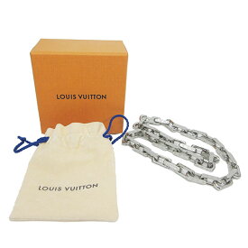 【LOUIS VUITTON】ルイ・ヴィトン　ユニセックス　ネックレス　メタル　モノグラムチェーン　M00307 中古ランクA　アクセサリー　お洒落【全国送料無料】【あす楽対応】【中古】