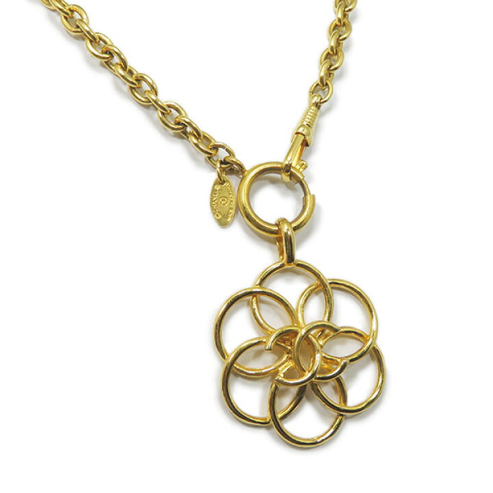 楽天市場】【CHANEL】シャネル ネックレス ココマーク GP ゴールド  