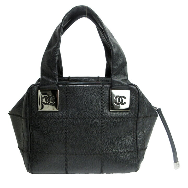 楽天市場】【CHANEL】 シャネル ミニボストンバッグ チョコバー ソフト 