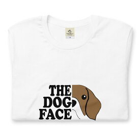 THE DOG FACE 犬tシャツ イヌ柄 犬柄 服 いぬ柄 シャツ 誕生日プレゼント 彼女 犬好き かわいい おもしろ 可愛い いぬ イヌ 犬 メンズ レディース ペアルック おしゃれ 猫柄生地