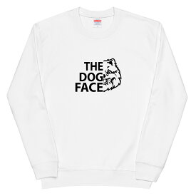 ポメラニアン THE DOG FACEトレーナー 犬tシャツ 犬グッズ イヌ柄 犬柄 服 いぬ柄 シャツ 誕生日プレゼント 彼女 犬好き かわいい おもしろ 可愛い いぬ 犬 メンズ レディース ペアルック おしゃれ