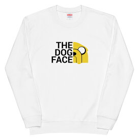 THE DOG FACEトレーナー 犬tシャツ 犬グッズ イヌ柄 犬柄 服 いぬ柄 シャツ 誕生日プレゼント 彼女 犬好き かわいい おもしろ 可愛い いぬ 犬 メンズ レディース ペアルック おしゃれ