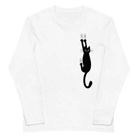 猫傷シャツ 長袖tシャツ 猫tシャツ 猫グッズ ネコ柄 猫柄 服 ねこ柄 シャツ 誕生日プレゼント 彼女 猫好き かわいい おもしろ 可愛い ねこ 猫 メンズ レディース ペアルック おしゃれ 猫柄生地 送料無料 父の日 ギフト 雑貨 S M L XL ティーシャツ