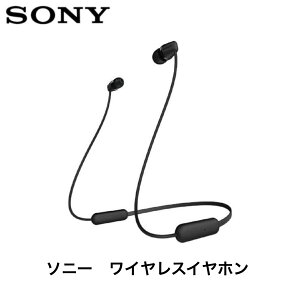 �\�j�[ ���C�����X�C���z�� WI-C200 : Bluetooth�Ή�/�ő�15���ԘA���Đ�/�}�C�N�t�� 2019�N���f�� �u���b�N