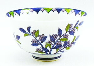 【有田焼】【源右衛門窯】 染錦紫式部飯碗【源右衛門】【古伊万里】 高級 ギフト 和食器 genemon Gen-emon Kiln