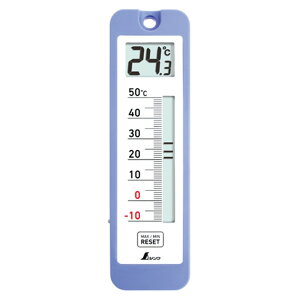 シンワ デジタル温度計 D-10 防水仕様 -10℃〜50℃ 73043【熱中症対策 温時計】