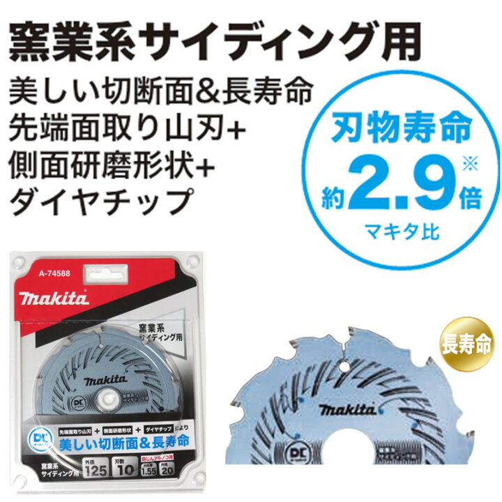 楽天市場】マキタ 窯業サイディング用 DCオールダイヤ チップソー 