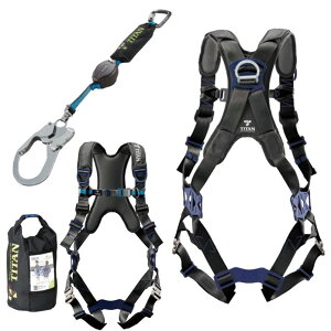 �^�C�^�� �t���n�[�l�X ���� �V���O���������[�h �Z�b�g �u���b�N PACN-10A-BL�^ �{ HL-HS-130CC�y��V�� �^�C�v1 130kg �T���R�[ TITAN �n�[�l�X �p���Q�A ���[���b�N �t���n�[�l�X�z