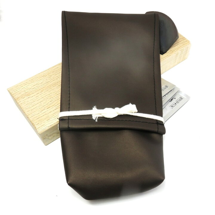 楽天市場】鉋袋 寸八用 替刃用ポケット付【レザー カンナ袋】 : 道具屋 