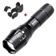 CREE T6 LED懐中電灯ASAHI+360°回転自転車用ライトホルダー付き市販電池対応単4電池 3本アウトドア 防犯…