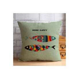 クッションカバー 北欧　雑貨　お洒落　インテリア　45cm×45cm 結婚祝い 新築祝い　可愛い　綿麻　水洗い可　メール便発送　代引き不可 送料無料