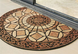 屋外用玄関マット おしゃれ 北欧風 デザイン 滑り止め 吸水速乾 丈夫なエントランスマット 大判サイズ 室内 屋外 両用 ドアマット ベランダ 庭 玄関ポーチ 廊下用 掃除しやすい 洗える フロアマット 泥落としマット