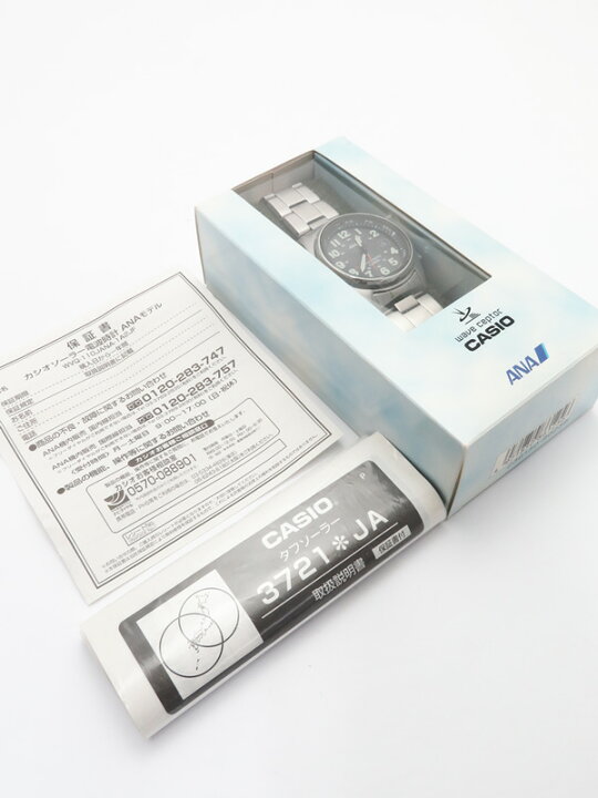 楽天市場】【CASIO】【ANA】【美品】カシオ『ウェーブセプター ANA 