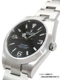 【ROLEX】【鏡面バックル】【ニューダイアル】ロレックス『エクスプローラー1』214270 ランダム番 メンズ 自動巻き 12ヶ月保証【中古】b05w/h11A