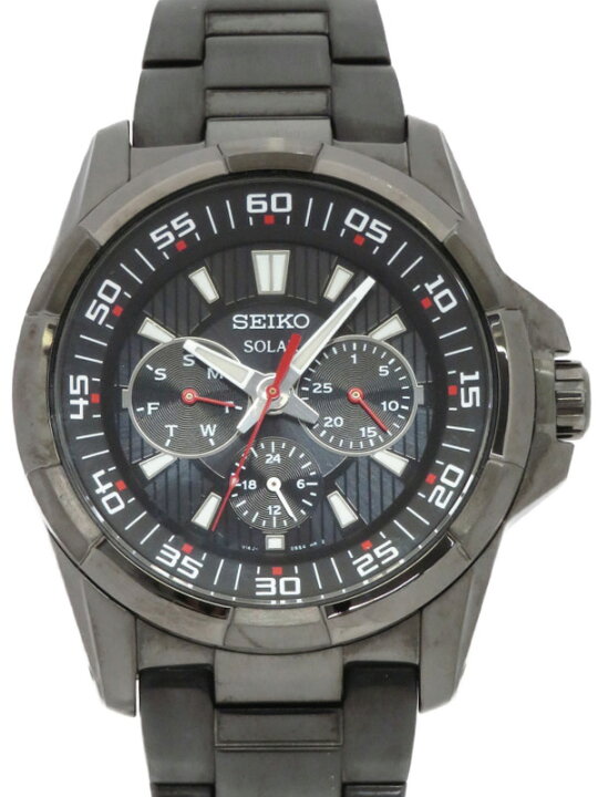 楽天市場】【SEIKO】【海外モデル】セイコー『SOLAR』SNE023 V14J-0BB0 