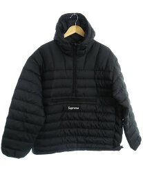 【Supreme】【Micro Down Half Zip Hooded Pullover】シュプリーム『ダウンハーフジッププルオーバーパーカー sizeL』20FW メンズ ジャケット 1週間保証【中古】