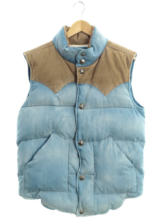 楽天市場】【Ron Herman】【DENIM DOWN VEST】【コンチョボタン  
