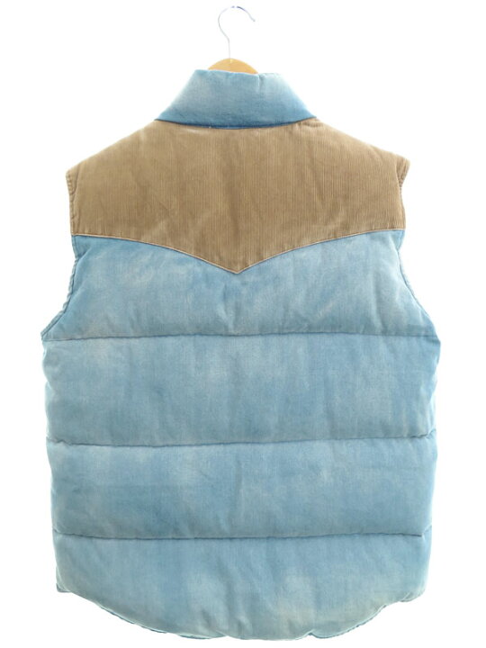 楽天市場】【Ron Herman】【DENIM DOWN VEST】【コンチョボタン 
