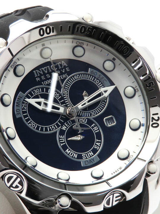 INVICTA VENOM インビクタ ヴェノム 腕時計 シルバー×ブラック Amazon  