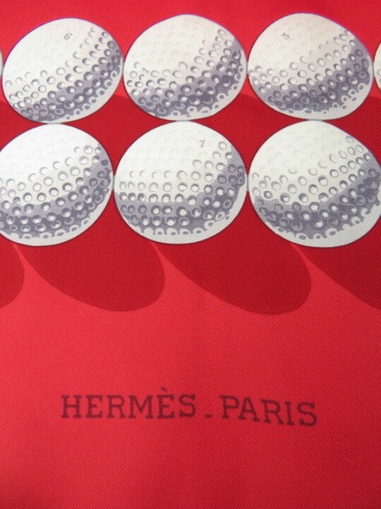 楽天市場】【HERMES】【ゴルフボール柄】【フランス製】エルメス『カレ 