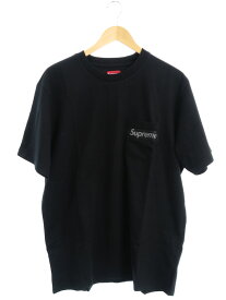 【Supreme】【Mesh Stripe Pocket Tee】【トップス】シュプリーム『半袖Tシャツ sizeL』19SS メンズ カットソー 1週間保証【中古】