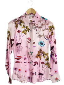 【Stella McCartney】【Willow Shirt】【ハンガリー製】ステラマッカートニー『シルク長袖シャツ size40』606912 SOA10 レディース ブラウス 1週間保証【中古】